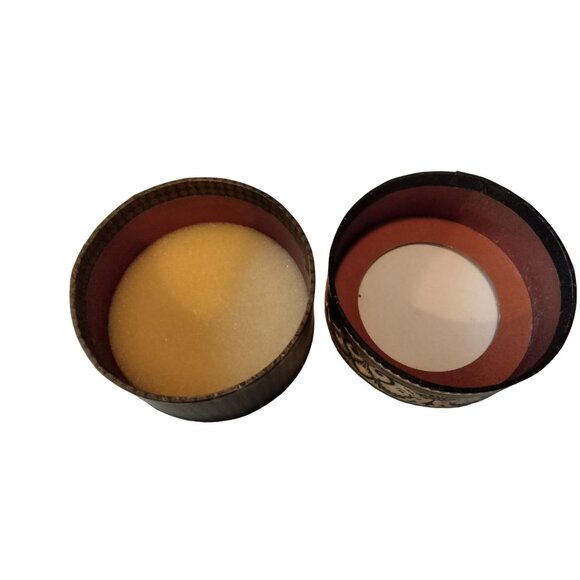 Punch Studio Trinket Gift Box Round Rococo Brown Cardboard Clear Window - Picture 4 of 11